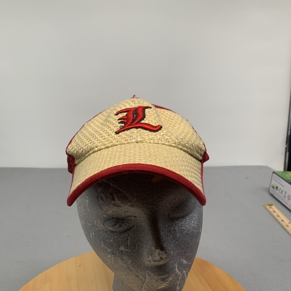 Vintage 90s Zephyr Louisville Cardinals Snapback Hat Made in Korea Old English L